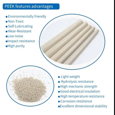 PEEK high-strength hydrolyzable particle raw material