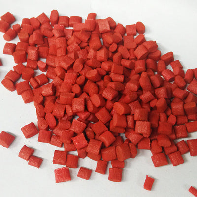 PBT Plastic PBT+15% red injection reinforced flame retardant grade plastic raw material particles
