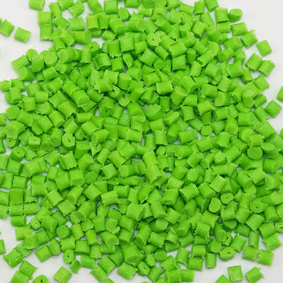 PBT plastic non-fireproof fiber 25% green home appliance components modified particles