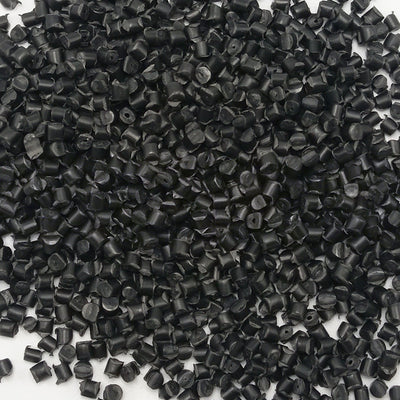 PBT raw material fireproof PBT plus fiber 30 black plastic particles halogen-free flame retardant enhanced grade plastic